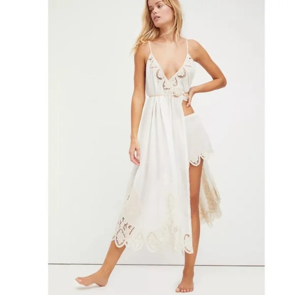 Lydia Maxi Set at Free People in tan, Size: Xs Lydia Maxi Set at Free People in tan, Size: Xs